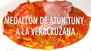 Medallón de atún a la Veracruzana