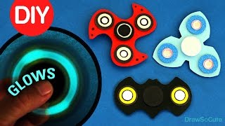 How to Make a Fidget Spinner Without Bearings EASY | Top 3 Shapes