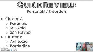 Quick Overview: Dissociative, Schizophrenia, and Personality