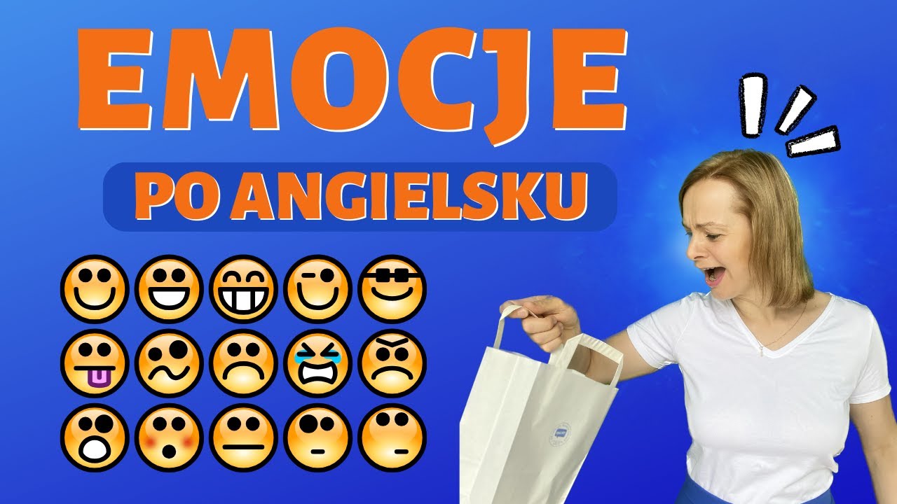 EMOCJE Po Angielsku | Uczucia Po Angielsku | Angielski Dla Dzieci - YouTube