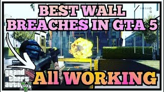 BEST WALL BREACHES GTA 5 ONLINE 💥 WALLBREACH GTA 5 GLITCH 100% WORKING💥