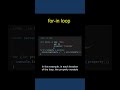 for-in loop JavaScript