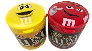 New M&M's Travel Container Candy Unboxing - ❤❤❤