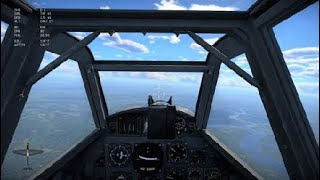 Manual engine control and trimming in a Bf 109 - War Thunder - Air Sim