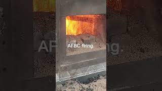 AFBC Boiler firing