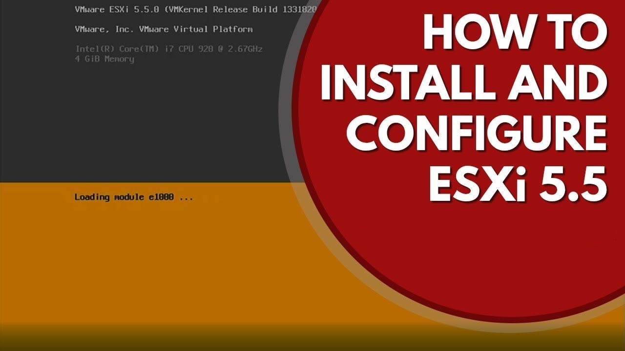 How To Install And Configure VMware ESXi On VMware Workstation ...