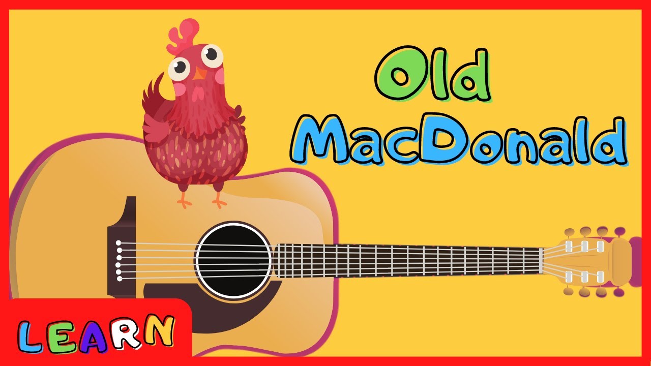 Old Macdonald Had A Farm Guitar Chords Guitar For Kids Guitar