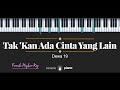 Takkan Ada Cinta Yang Lain - Dewa 19 (KARAOKE PIANO - FEMALE HIGHER KEY)