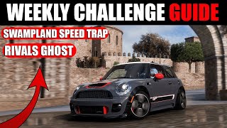 Forza Horizon 5 Weekly Challenge Super Cooper - Rivals Ghost / Swampland Speed Trap Winter Season 4