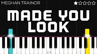Meghan Trainor - Made You Look | EASY Piano Tutorial