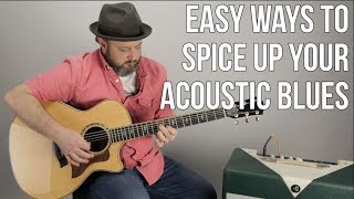 Acoustic Blues Guitar Lesson - 1 Easy Triad To Spice Up Your Blues!