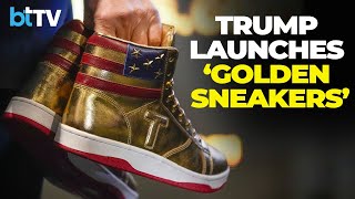 Donald Trump Makes Surprise Appearance At Sneaker Con, Launches His Line Of Shoes