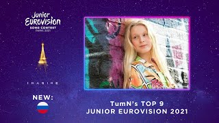 My TOP 9 (so far) (NEW: 🇷🇺) || Junior Eurovision Song Contest 2021