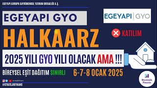 Egeyapı GYO Halkaarz-GYO 2025 Büyüyecek, Ya Şirket ?