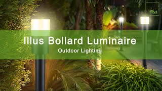 Illus Bollard Luminaire: Style and Durability for Outdoor Spaces