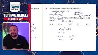 Türkiye Geneli Deneme Sınavı AYT Matematik Çözümleri | Son MSÜ Provası