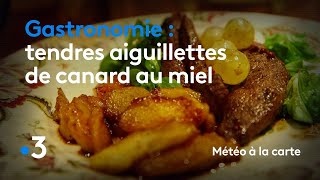 Gastronomie : tendres aiguillettes de canard au miel - Météo à la Carte