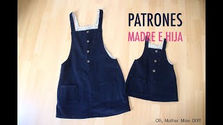 Patrones y costura de pichi para mujeres y niñas (gratis en varias tallas)