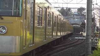 西武2000系2033Fと桜と菜の花／西武園駅＠SONY DSC-WX10