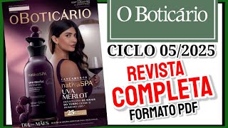 Revista o Boticário CICLO 05/2025 COMPLETA  - Formato PDF (Melhor Qualidade)