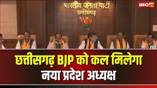 CG BJP New President Name: छत्तीसगढ़ BJP प्रदेशाध्यक्ष का ऐलान कल। Kiran Singhdeo हो सकते हैं रिपीट