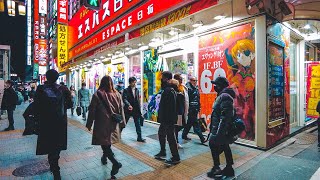 上野の夜散歩 4K 2023年2月② - 上野駅/上野公園界隈（Night Walk in Ueno, Tokyo - 2023 Feb. part 2）