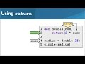 Returning Values from Functions
