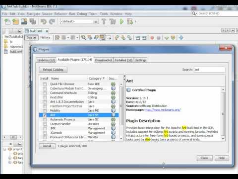 How to intall Ant on Netbeans How to intall Ant on Netbeans