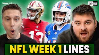 NFL WEEK 1 BETTING LINES: Gambling Picks & Predictions For 2026 Regular Season Openers