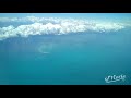 キューバ上空の美しいカリブ海！コパ航空の旅！cuba and caribbean ocean from sky copa airlines