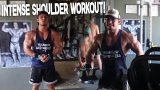 SOBRANG INTENSE NG SHOULDER WORKOUT NA TO! | CRAVING FOR MORE SIZE