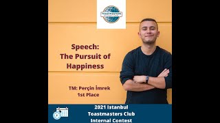 Istanbul Toastmasters Club Internal Contest 1st. Place 2021