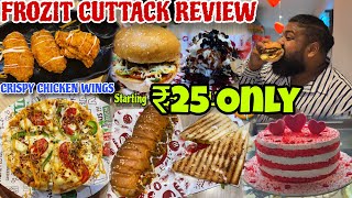 FROZIT CUTTACK REAL REVIEW 🤤 BEST EVER CRISPY CHICKEN WINGS // ₹25 ONLY STARING PRICE