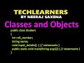 Classes and objects in java