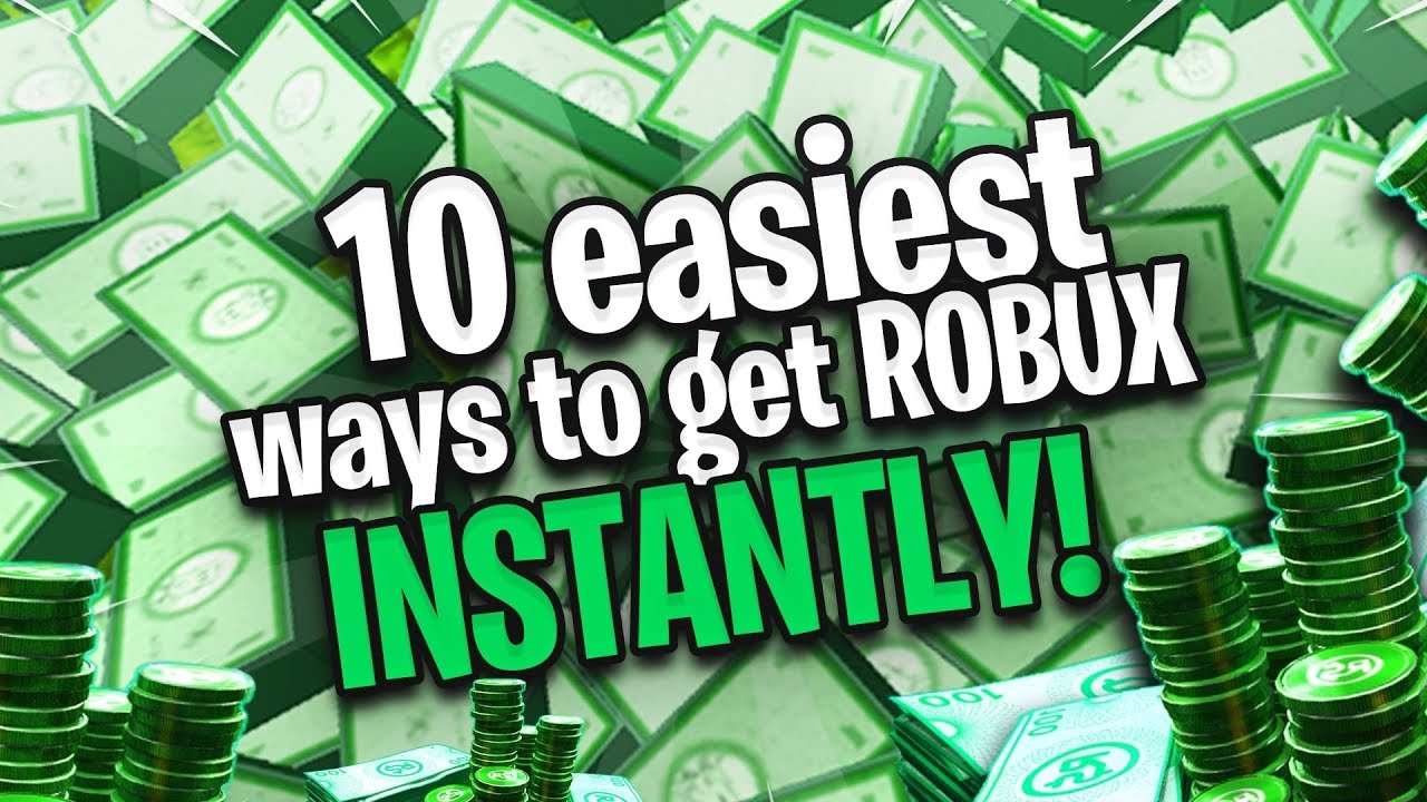 Easy Ways To Get Free ROBUX - Top 10 Easiest Ways To Get Robux ...