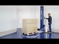 Паллетообмотчик с вращающимся столом robopac ecoplat