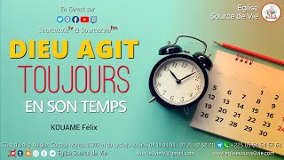 KOUAME Félix | Dieu agit toujours en son temps