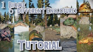 1 Biome, 6 Different Enclosures - Alpine (JWE2 Tutorial)