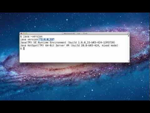 Check Java Version Installed Using the Command Line in Mac OS X Check Java Version Installed Using the Command Line in Mac OS X