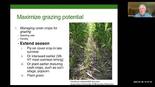 Grazing Cover Crops with Dr. Rob Myers and Farmer Josh Payne