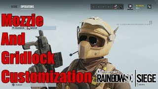 Mozzie and Gridlock Customization!- (TTS) Rainbow Six Siege