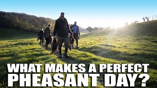 What makes a perfect pheasant shoot day?