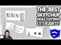 The BEST SketchUp HOLE CUTTING Extension? VisuHole for SketchUp by Fredo6!