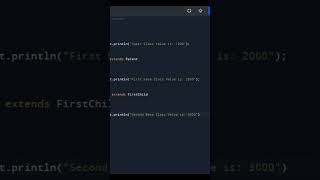 Multilevel Inheritance Program in Java | OOPs Concepts | Core Java | Coding in Java | Inheritance