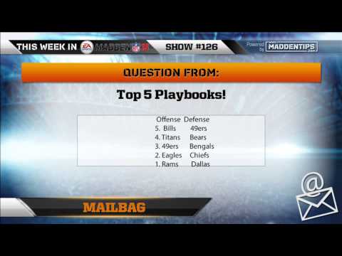 Madden 15 - Top 5 Offense and Defensive Playbooks Madden 15 - Top 5 Offense and Defensive Playbooks
