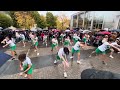 margot danse pour l’arrivée du drapeau olympique