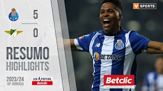 Resumo: FC Porto 5-0 Moreirense (Liga 23/24 #18)