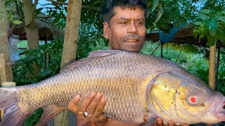 গ্রাম্য পদ্ধতিতে পুকুরের টাটকা মাছ দিয়ে দই কাতলা রান্না | Doi Katla Recipe |