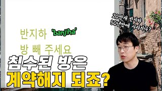 반지하 역사와 침수피해 계약해지