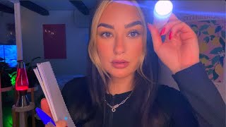 [ASMR] FAST doctor appointment (ears, eyes, skin, scalp, nose, mouth)